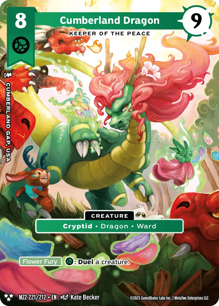 Cumberland Dragon - Keeper of the Peace - MZ2-221 - MetaZoo Torrential Tides