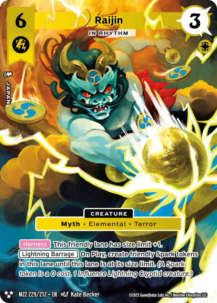 Raijin - In Rhythm - MZ2-229 - MetaZoo Torrential Tides