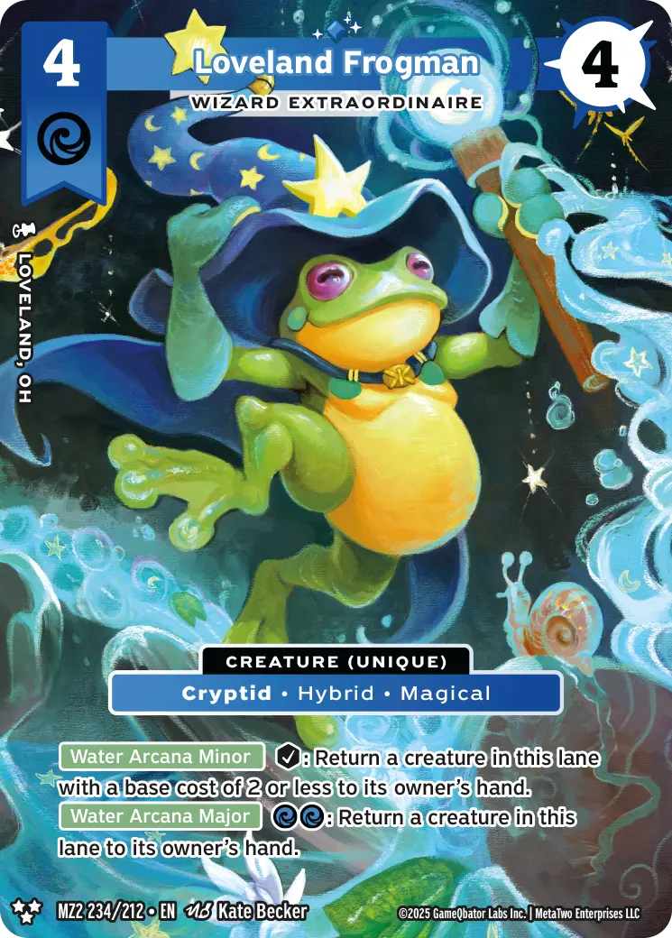Loveland Frogman - Wizard Extraordinaire - MZ2-234 - MetaZoo Torrential Tides