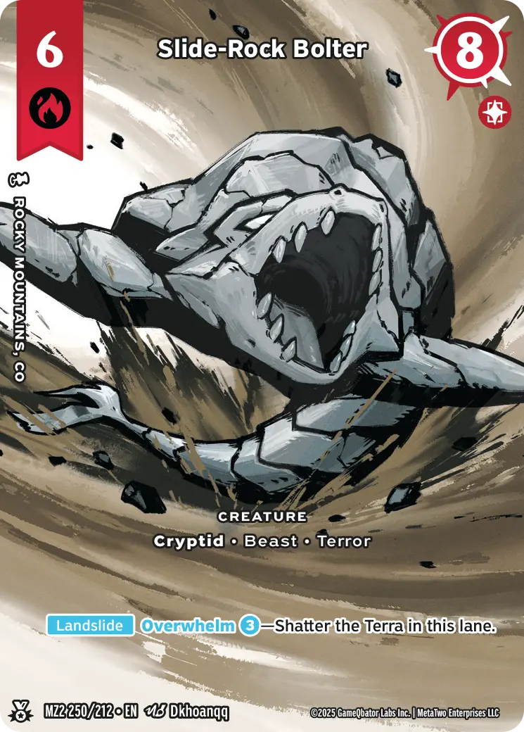 Slide-Rock Bolter - MZ2-250 - MetaZoo Torrential Tides