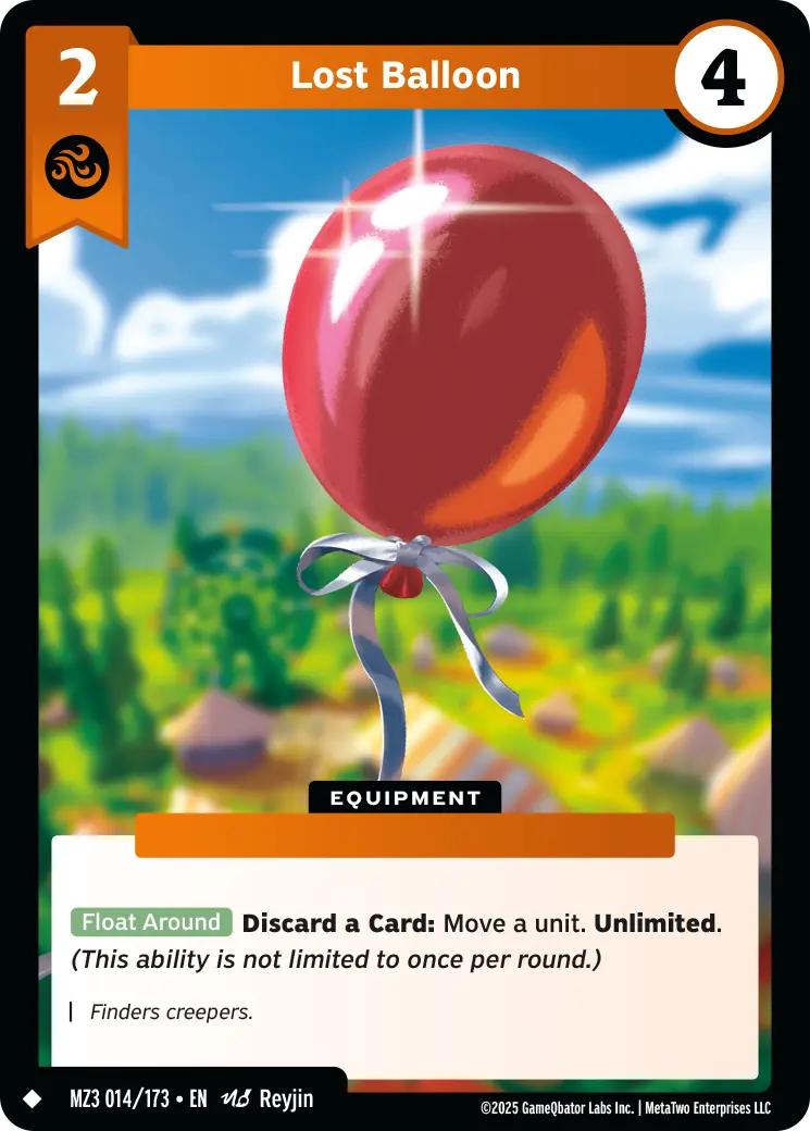 Lost Balloon - MZ3-014 - MetaZoo Secret Shadows