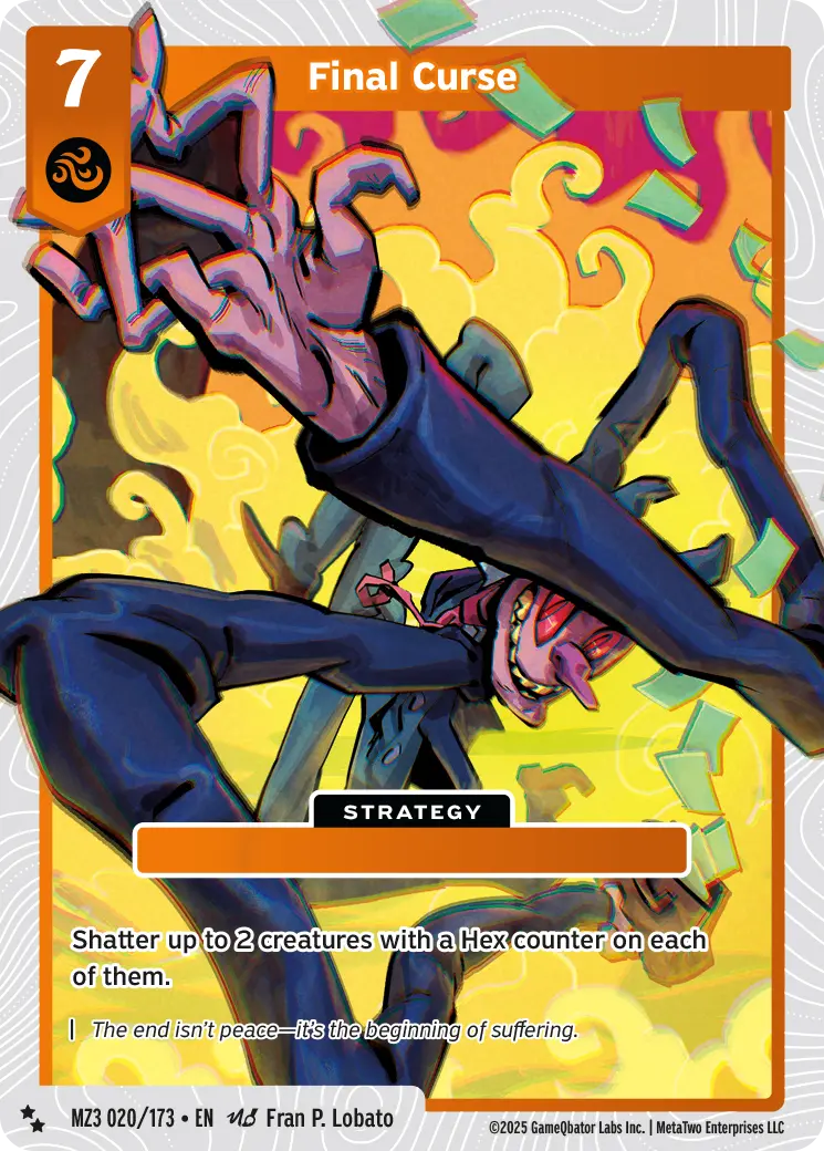 Final Curse - MZ3-020 - MetaZoo Secret Shadows