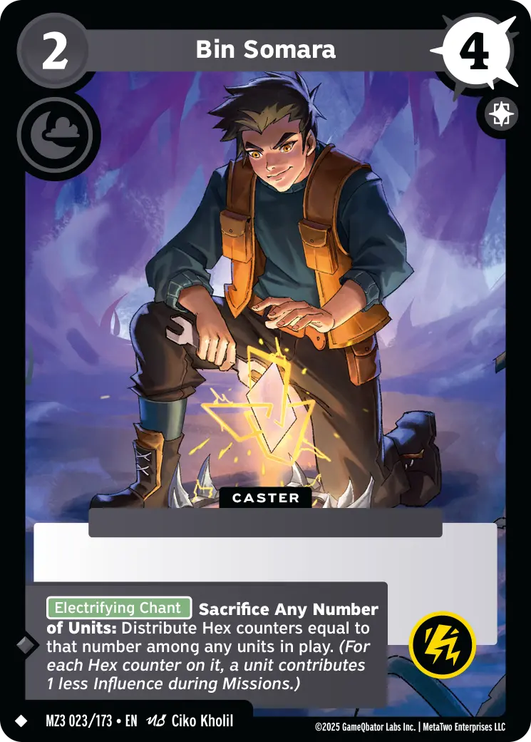 Bin Somara - MZ3-023 - MetaZoo Secret Shadows