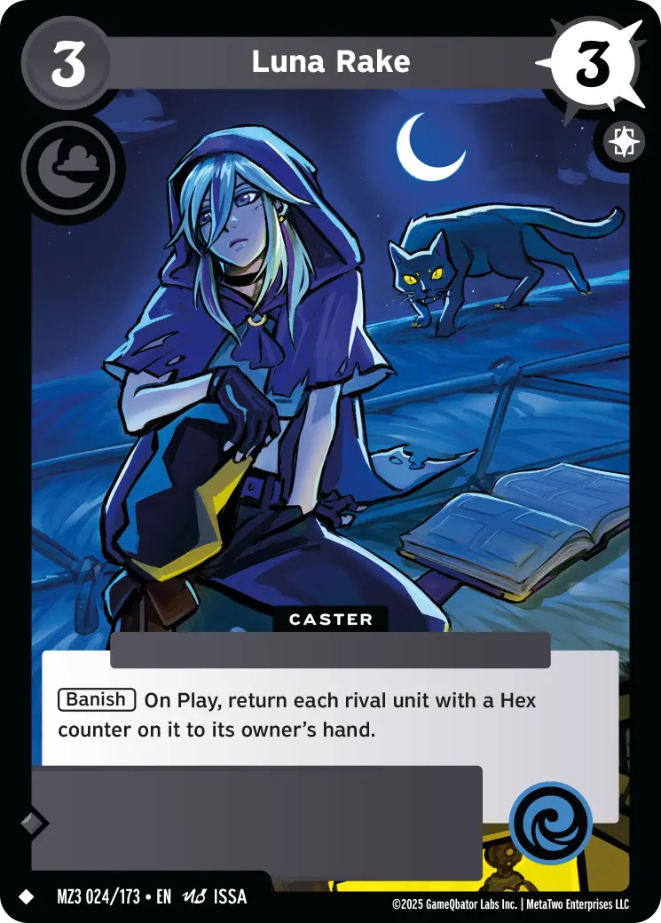 Luna Rake - MZ3-024 - MetaZoo Secret Shadows
