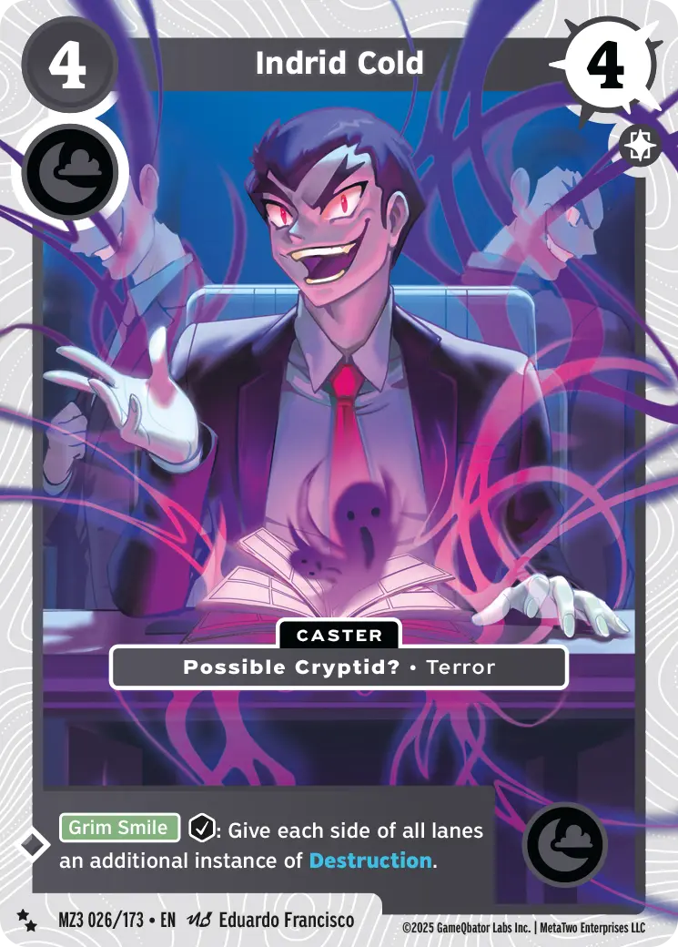 Indrid Cold - MZ3-026 - MetaZoo Secret Shadows