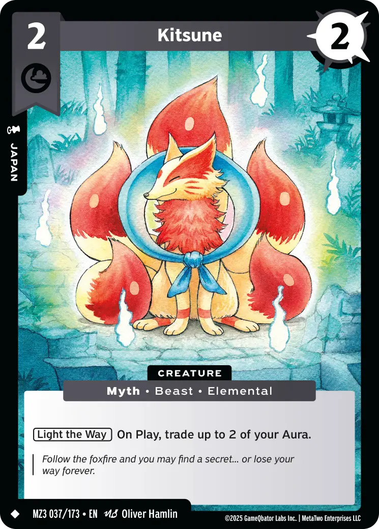 Kitsune - MZ3-037 - MetaZoo Secret Shadows