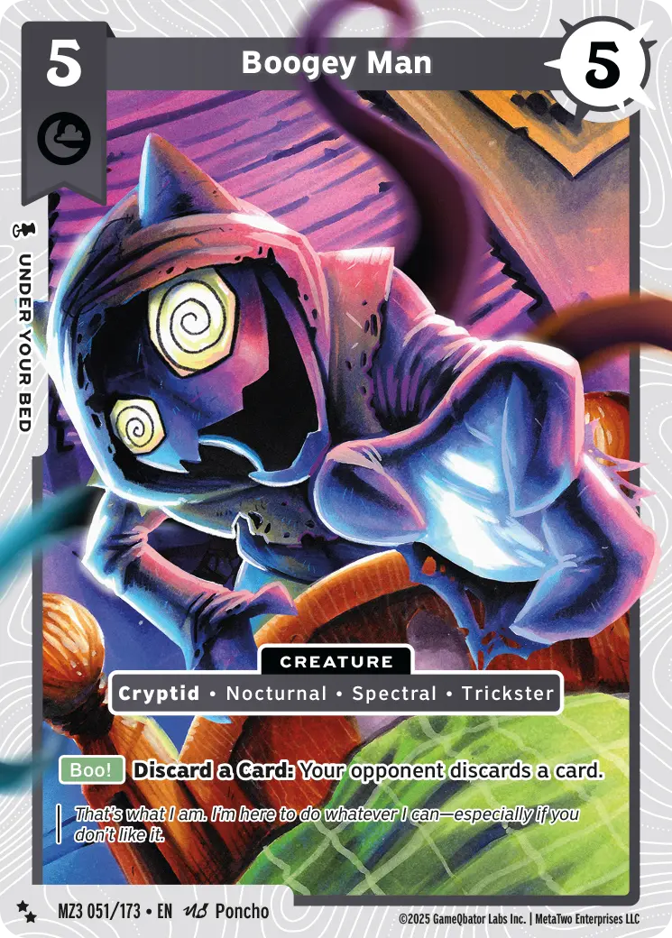 Boogey Man - MZ3-051 - MetaZoo Secret Shadows