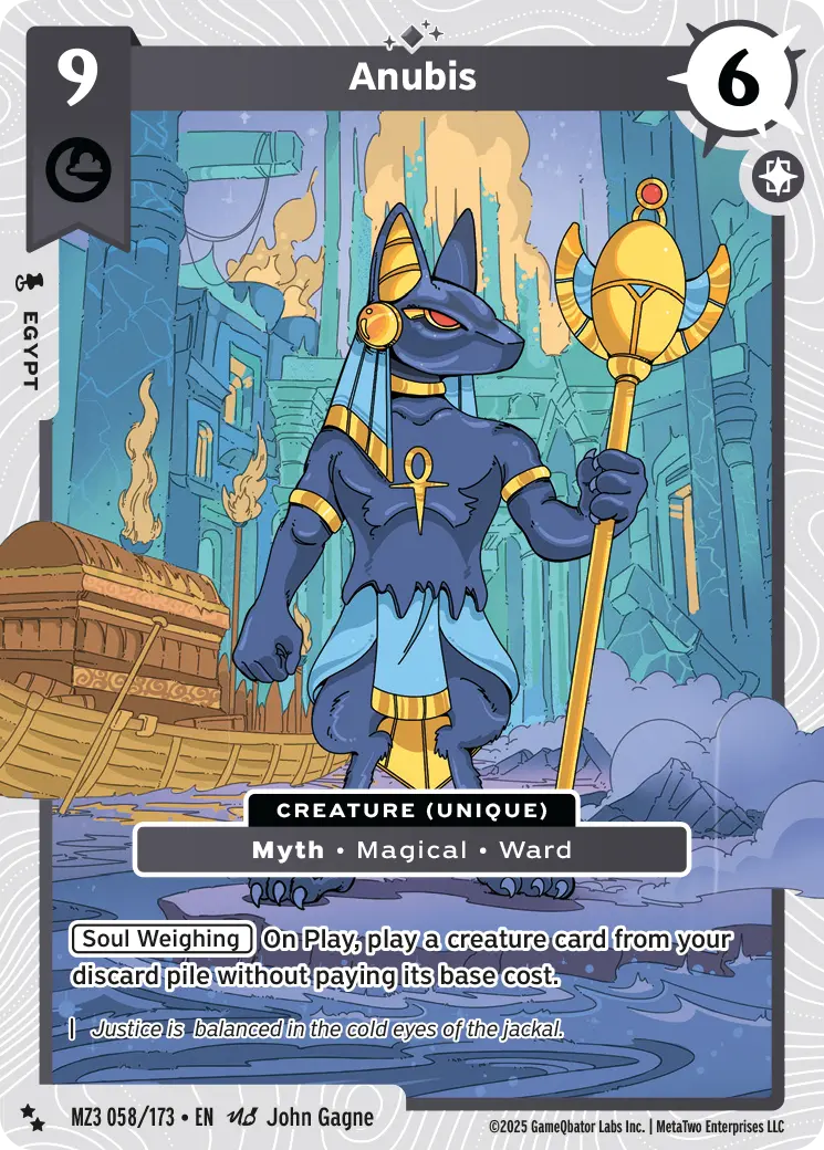 Anubis - MZ3-058 - MetaZoo Secret Shadows