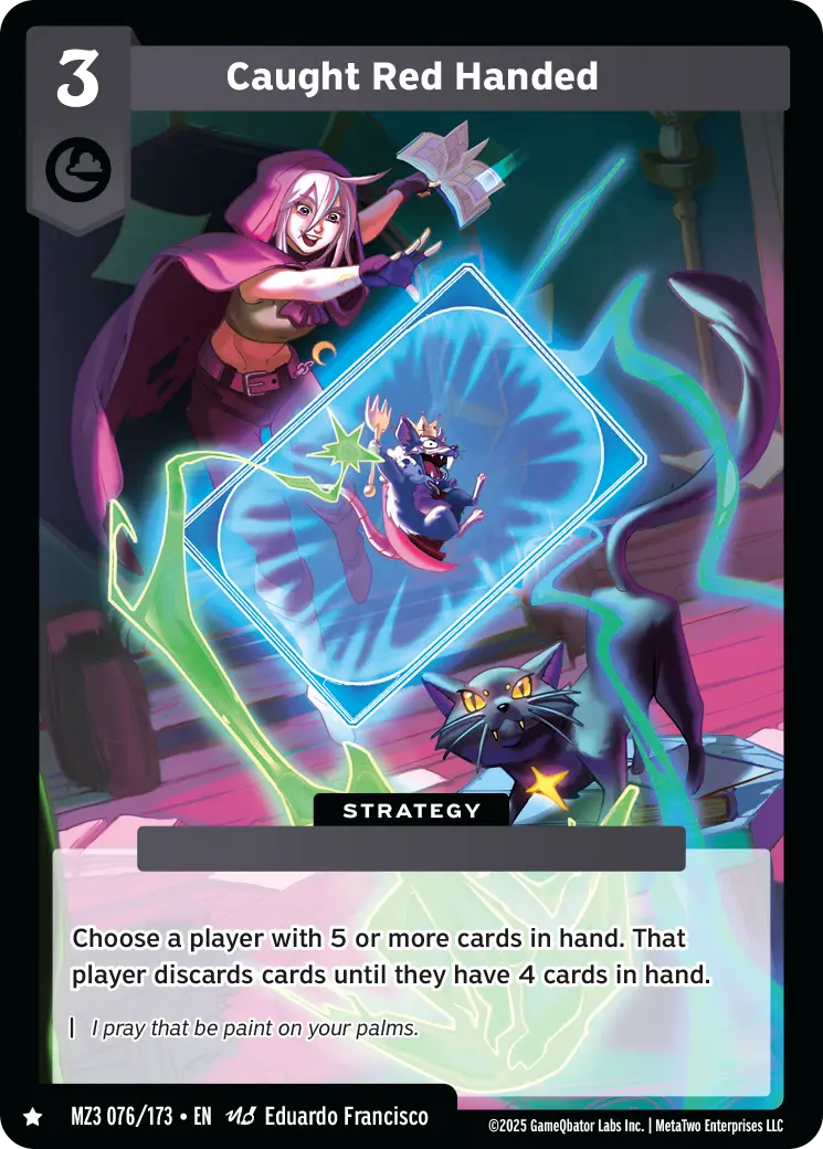 Caught Red Handed - MZ3-076 - MetaZoo Secret Shadows