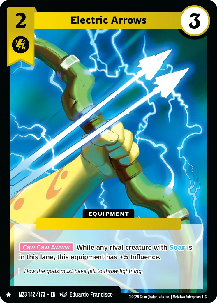 Electric Arrows - MZ3-142 - MetaZoo Secret Shadows