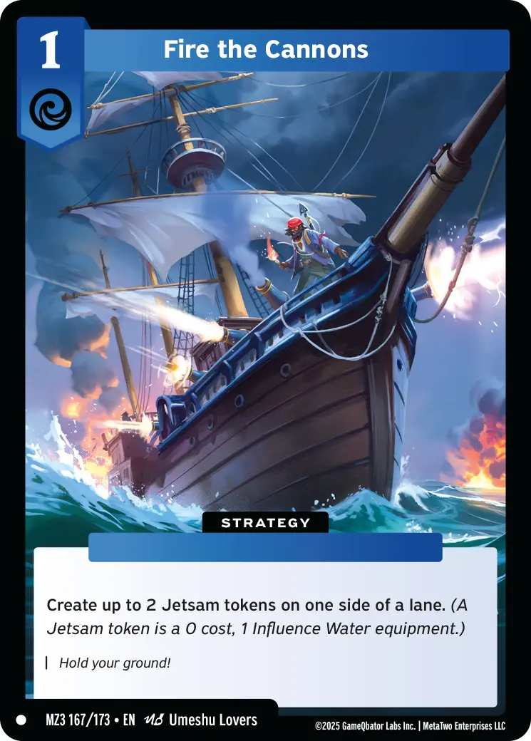 Fire the Cannons - MZ3-167 - MetaZoo Secret Shadows