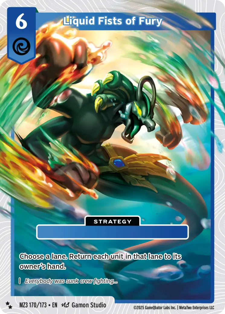 Liquid Fists of Fury - MZ3-170 - MetaZoo Secret Shadows