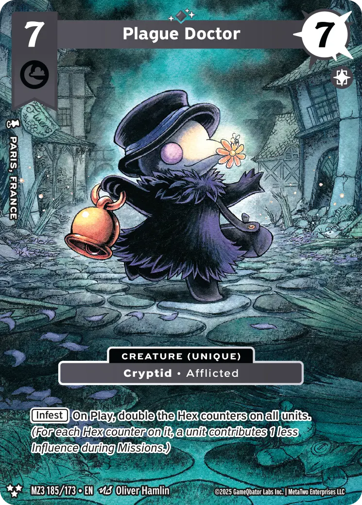 Plague Doctor - MZ3-185 - MetaZoo Secret Shadows