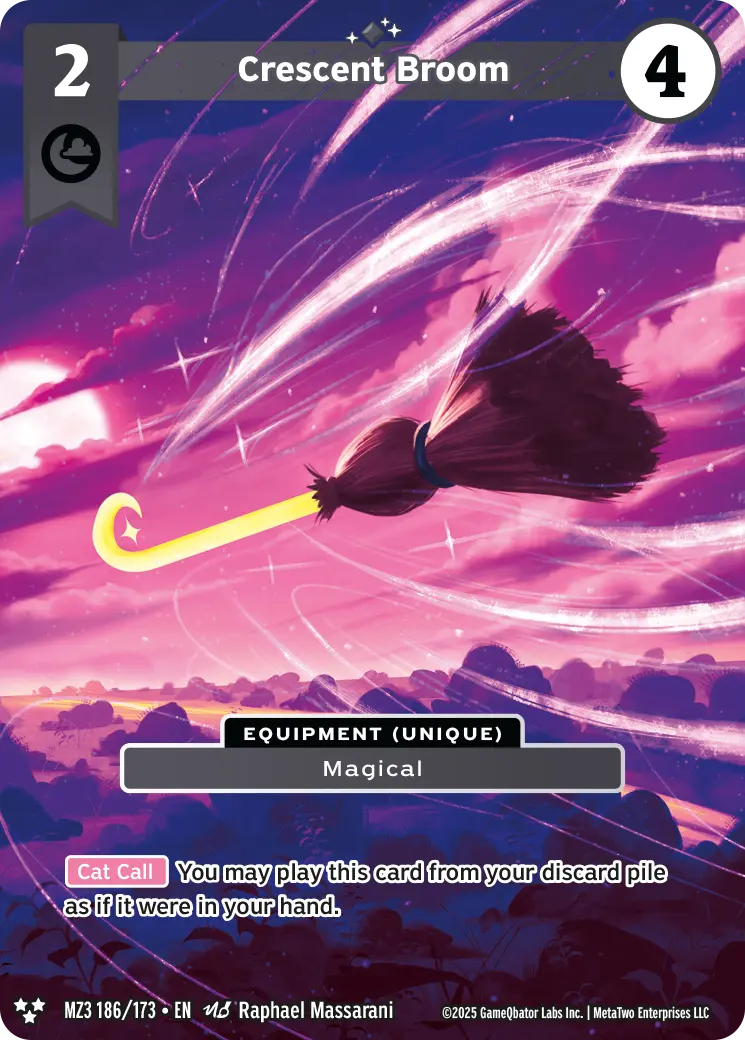Crescent Broom - MZ3-186 - MetaZoo Secret Shadows