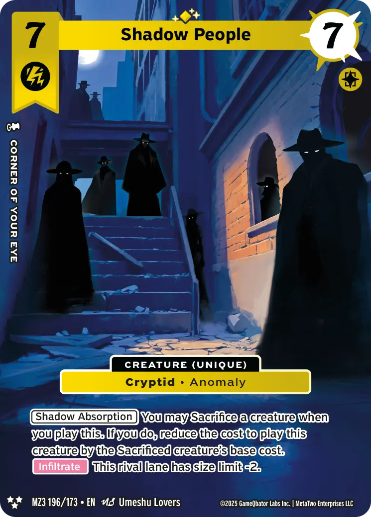 Shadow People - MZ3-196 - MetaZoo Secret Shadows