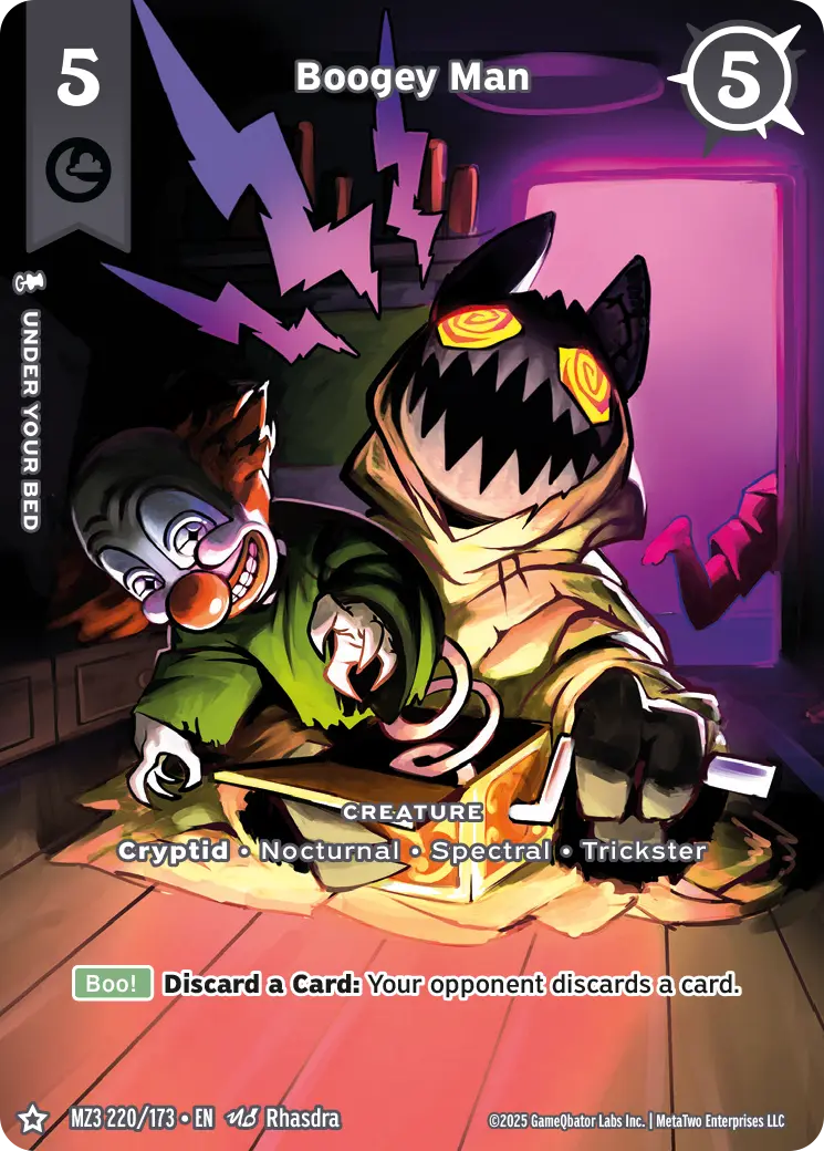 Boogey Man  - MZ3-220 - MetaZoo Secret Shadows