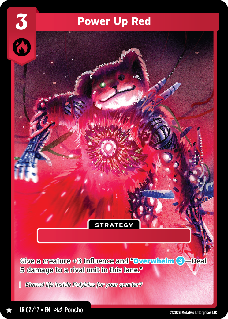 Power Up Red - LR-002 - MetaZoo Limited Release: Escape Polybius