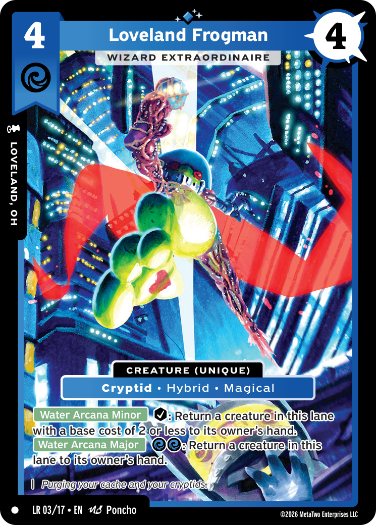 Loveland Frogman - Wizard Extraordinaire - LR-003 - MetaZoo Limited Release: Escape Polybius