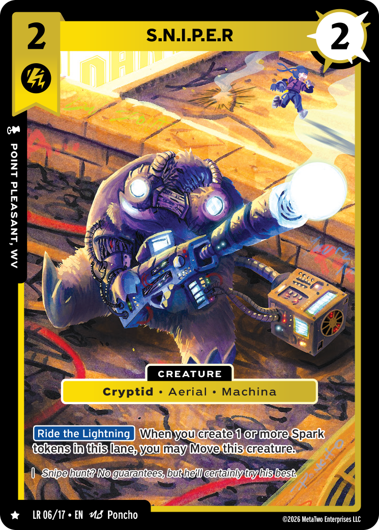 S.N.I.P.E.R - LR-006 - MetaZoo Limited Release: Escape Polybius