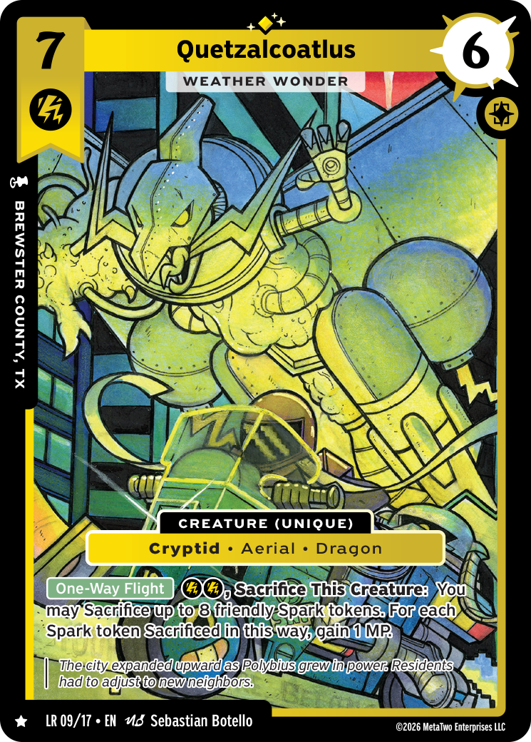 Quetzalcoatlus - Weather Wonder - LR-009 - MetaZoo Limited Release: Escape Polybius
