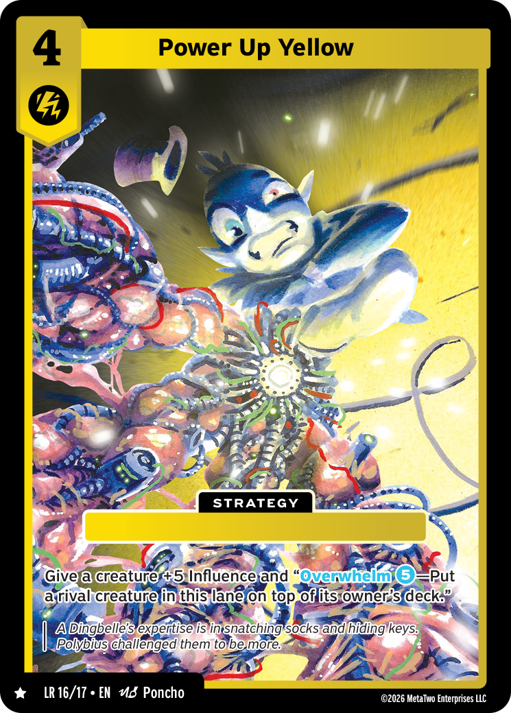 Power Up Yellow - LR-016 - MetaZoo Limited Release: Escape Polybius