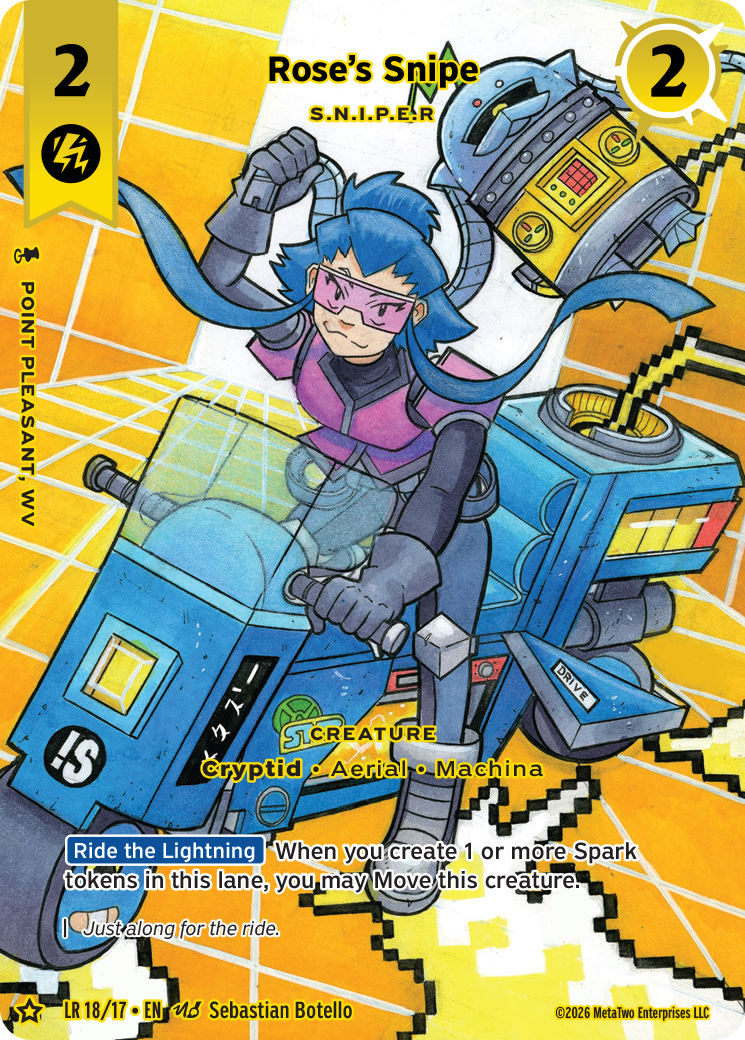 Rose’s Snipe - S.N.I.P.E.R - LR-018 - MetaZoo Limited Release: Escape Polybius