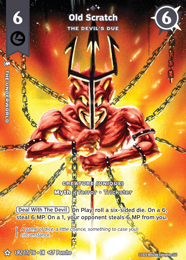 Old Scratch - The Devil's Due - LR2-017 - MetaZoo Limited Release: Salem Nights
